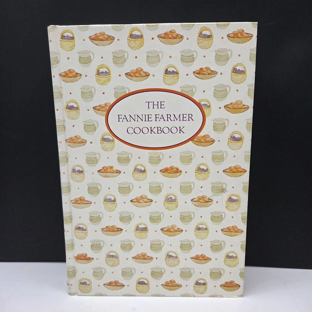 Fannie Farmer Cookbook 12th Ed 1980 Hardcover Cream Illustrated Vintage Classic